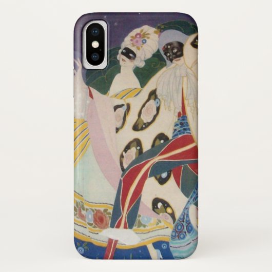 NOCTURNE MET MASKS/Venetiaanse Masquerade Case-Mate iPhone Case (Achterkant)