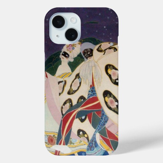 NOCTURNE MET MASKS/Venetiaanse Masquerade Case-Mate iPhone Case (Achterkant)