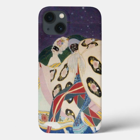 NOCTURNE MET MASKS/Venetiaanse Masquerade Case-Mate iPhone Case (Achterkant)