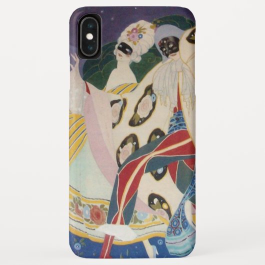 NOCTURNE MET MASKS/Venetiaanse Masquerade Case-Mate iPhone Case (Achterkant)