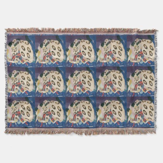 NOCTURNE MET MASKS/Venetiaanse Masquerade Deken (Voorkant)