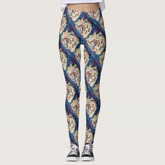 NOCTURNE MET MASKS/Venetiaanse Masquerade Leggings (Voorkant)