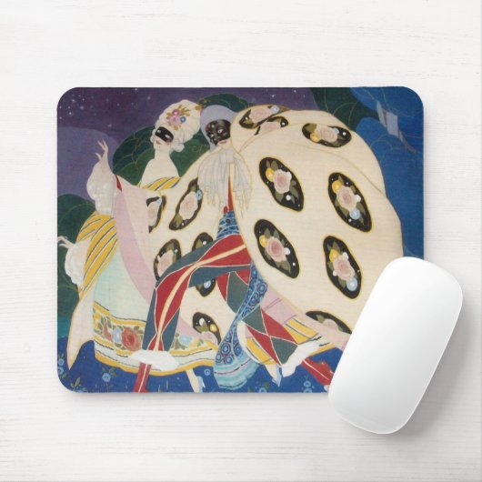 NOCTURNE MET MASKS/Venetiaanse Masquerade Muismat (Met muis)