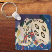 NOCTURNE MET MASKS/Venetiaanse Masquerade Sleutelhanger (Voorkant)