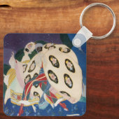 NOCTURNE MET MASKS/Venetiaanse Masquerade Sleutelhanger (Achterkant)