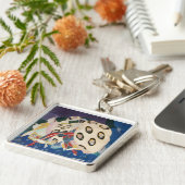 NOCTURNE MET MASKS/Venetiaanse Masquerade Sleutelhanger (Zijkant)