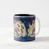 NOCTURNE MET MASKS/Venetiaanse Masquerade Tweekleurige Koffiemok (Voorkant rechts)