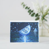 "Nocturne Oblivion" / "Olvido nocturno" Briefkaart (Staand voorkant)