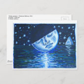 "Nocturne Oblivion" / "Olvido nocturno" Briefkaart (Voorkant / Achterkant)