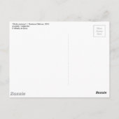 "Nocturne Oblivion" / "Olvido nocturno" Briefkaart (Achterkant)