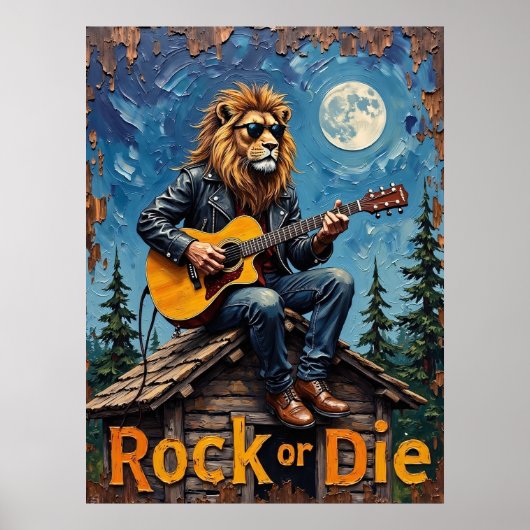 Nocturne Rock: Rooftop King Poster (Voorkant)