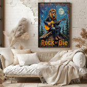 Nocturne Rock: Rooftop King Poster