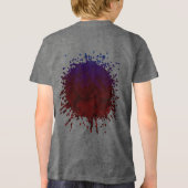 Nocturne van de holle vlam Tri-Blend shirt (Achterkant)