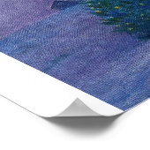 Nocturne Winter Wonderland Kerstmis Poster (Hoek)