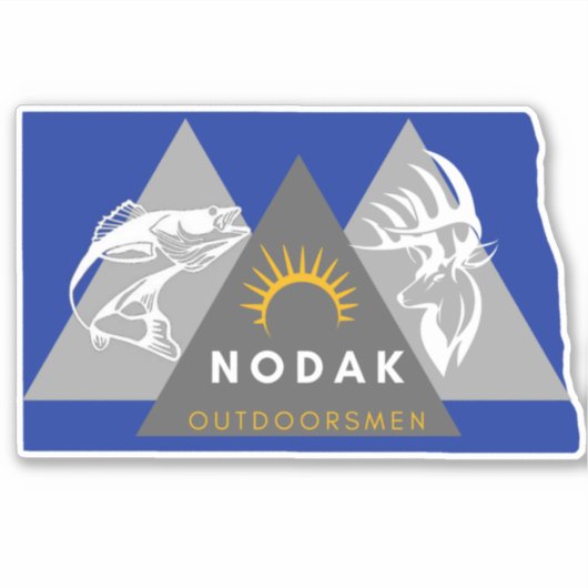 NODAK-vensterstickers Sticker (Voorkant)