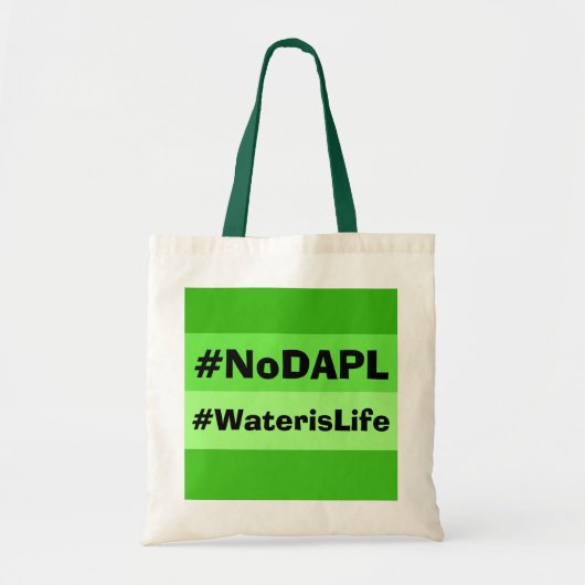 NoDAPL-canvas tas (Voorkant)