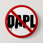 #NoDAPL Ronde Button 7,6 Cm (Voorkant)