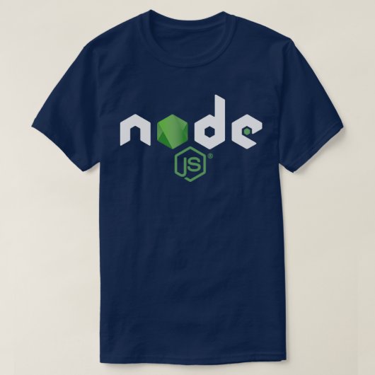 Nodejs Java Script Merchandise T-shirt (Design voorkant)
