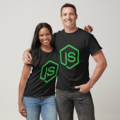 Nodejs logo JavaScript Web Developer T-shirt (Unisex)