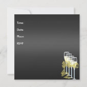 Nodig 35e verjaardag Elegant Jewels Champagne uit Kaart (Achterkant)