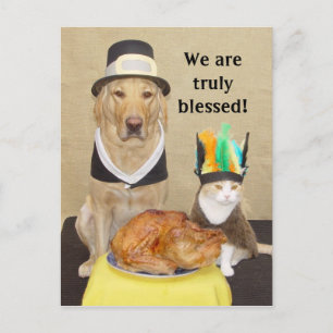 Nodig een vriend uit voor Thanksgiving! Briefkaart