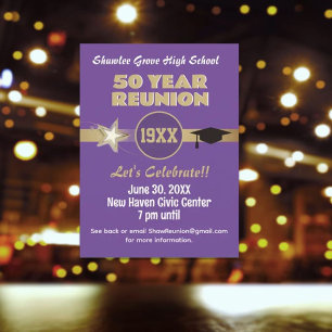 Nodig 'Em uit! Elk jaar Klasse Reunion Briefkaart