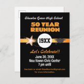 Nodig 'Em uit! Elk jaar Klasse Reunion Briefkaart (Voorkant / Achterkant)