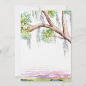 Nodig het lage land uit of sla de datum op kaart (Voorkant)