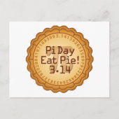 Nodig je vrienden uit, PI Day Party Briefkaart (Voorkant)