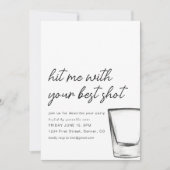 Nodig me uit voor je beste feestje kaart (Voorkant)