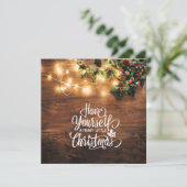 Nodig uzelf uit voor een gezellig Kerstfeest Kaart (Staand voorkant)