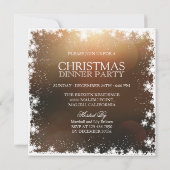 Nodig uzelf uit voor een gezellig Kerstfeest Kaart (Achterkant)