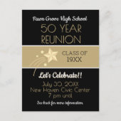 Nodig ze uit! 50e klas reünie Briefkaart (Voorkant)