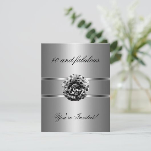 Nodig zwarte grijze ventilator uit voor de 40e kee kaart (Staand voorkant)