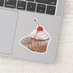nodiging tot cupcake sticker