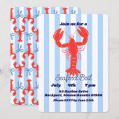 nodiging voor nautische zomervisserij in de kustkr kaart (Voorkant / Achterkant)