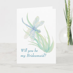 Nodigt het Blauwgroene Bruidsmeisje van de Libel