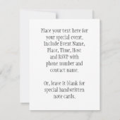 nodigt het Chinese symbool uit voor hoop op ontdek Kaart (Achterkant)