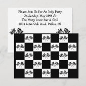 nodigt om het even welke auto Racing Gecontroleerd Kaart (Voorkant / Achterkant)