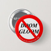 NoDoomGloom.Org-Button Ronde Button 5,7 Cm (Voorkant /achterkant)