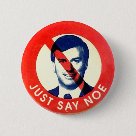 Noe! -Knoop Ronde Button 5,7 Cm (Voorkant)