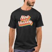 Noe Valley Retro Rainbow Classic T-shirt (Voorkant)