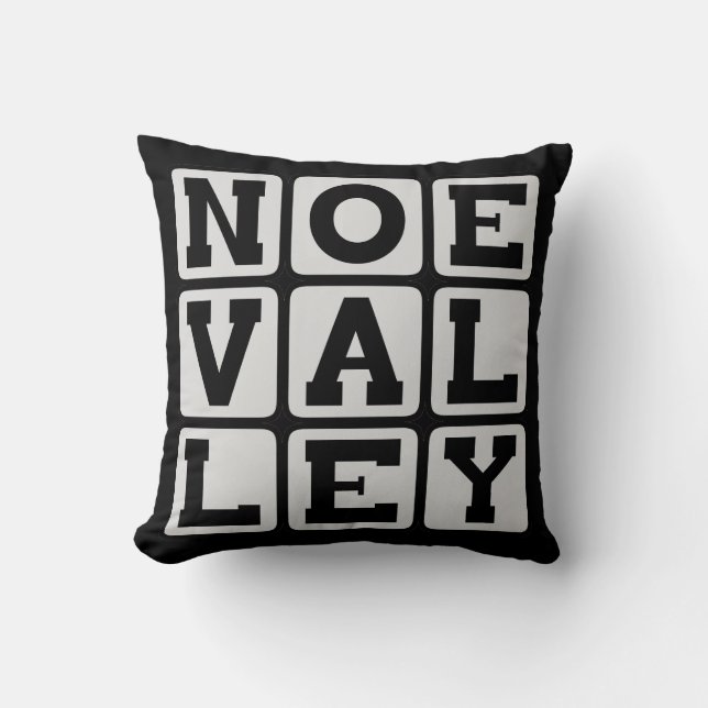 Noe Valley, San Francisco District Kussen (Voorkant)