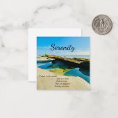 Noecards voor de zijkant van de zee notitiekaartje (Voorkant / Achterkant in situ)