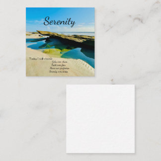 Noecards voor de zijkant van de zee notitiekaartje