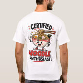 Noedel Enthousiast T-shirt (Achterkant)