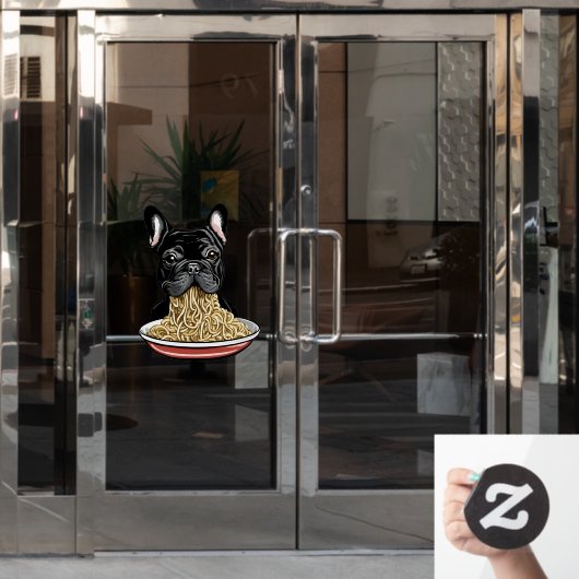 noedeleter raamsticker (Kantoordeur)