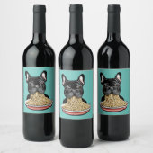 noedeleter wijn etiket (Flessen)