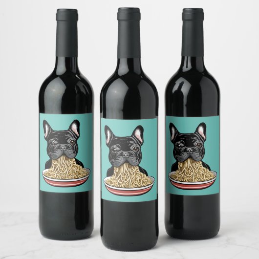 noedeleter wijn etiket (Flessen)