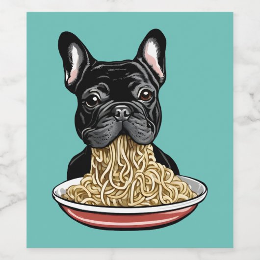 noedeleter wijn etiket (Enkel label)